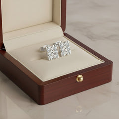 0.30 Ct Round-Cut Lab-Grown Diamond & Moissanite Cluster Stud Earrings