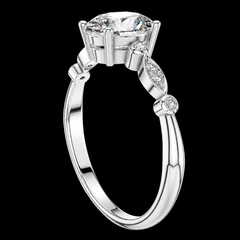 0.072 Ct Ring in 925 Sterling Silver