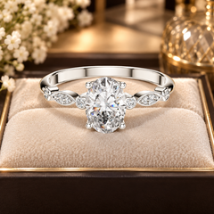 0.072 Ct Ring in 925 Sterling Silver