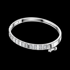 0.51 Ct Diamond Round Diamond Accent Bracelet in 925 Sterling Silver