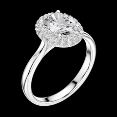 1.381 Ct Ring in 925 Sterling Silver