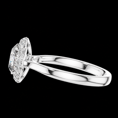 1.381 Ct Ring in 925 Sterling Silver