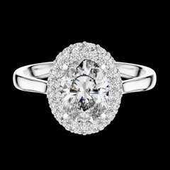 1.381 Ct Ring in 925 Sterling Silver
