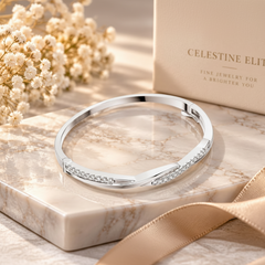 0.70 Ct Diamond Accent Bracelet in 925 Sterling Silver
