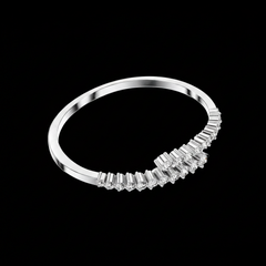 1.96 Ct Graduated Diamond Bracelet in 925 Sterling Silver – GLBR-0025