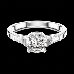 2.02 Ct Ring in 925 Sterling Silver