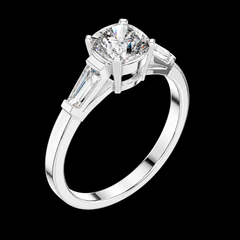 2.02 Ct Ring in 925 Sterling Silver