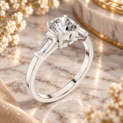 2.02 Ct Ring in 925 Sterling Silver