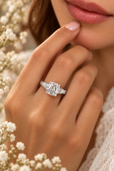 2.02 Ct Ring in 925 Sterling Silver