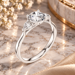 1.50 Ct Ring in 925 Sterling Silver