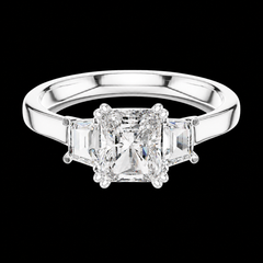 1.40 Ct Ring in 925 Sterling Silver