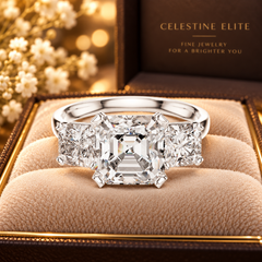4.05 Ct Ring in 925 Sterling Silver