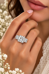 4.05 Ct Ring in 925 Sterling Silver