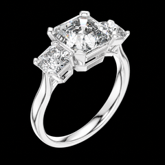 4.05 Ct Ring in 925 Sterling Silver