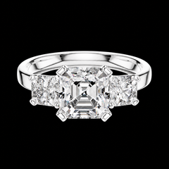 4.05 Ct Ring in 925 Sterling Silver