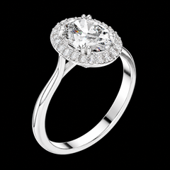 0.176 Ct Ring in 925 Sterling Silver