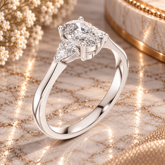 1.30 Ct Ring in 925 Sterling Silver