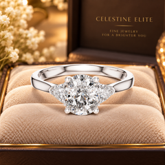 1.30 Ct Ring in 925 Sterling Silver