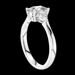 1.30 Ct Ring in 925 Sterling Silver