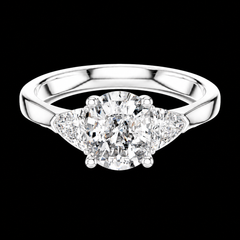 1.30 Ct Ring in 925 Sterling Silver