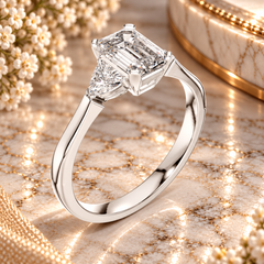 1.30 Ct Ring in 925 Sterling Silver
