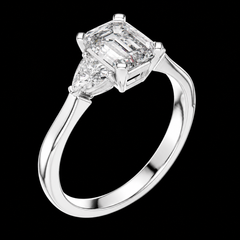 1.30 Ct Ring in 925 Sterling Silver
