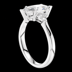 1.30 Ct Ring in 925 Sterling Silver
