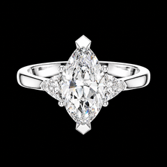 1.30 Ct Ring in 925 Sterling Silver
