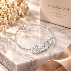3.03 Ct Diamond Multi-Stone Diamond Bracelet in 925 Sterling Silver