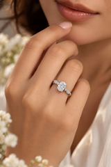 0.072 Ct Ring in 925 Sterling Silver