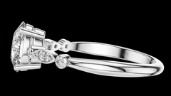 0.072 Ct Ring in 925 Sterling Silver